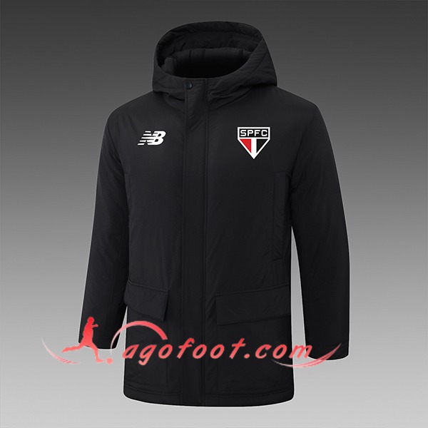 Ensemble Doudoune A Capuche Sao Paulo FC Noir 2024/2025