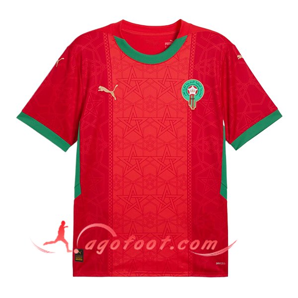 Nouveau Maillot Equipe Foot Maroc Domicile 2024/2025