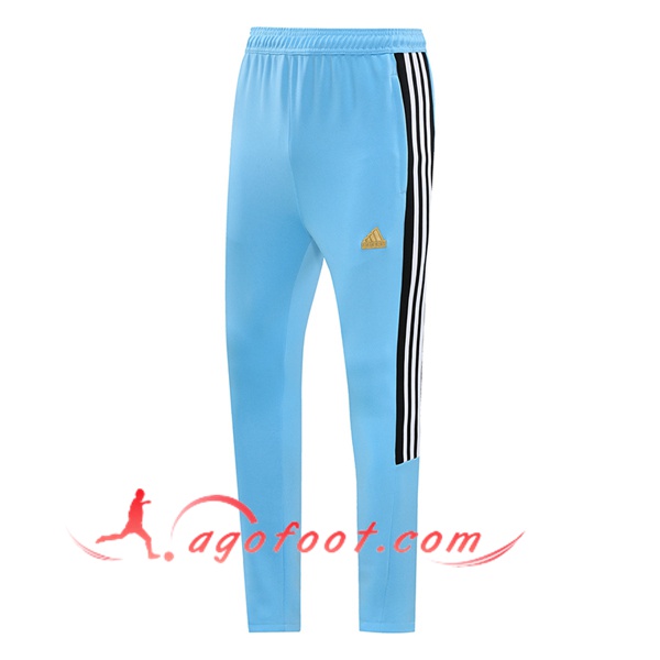 Pantalon Foot Adidas Bleu/Blanc/Noir 2024/2025