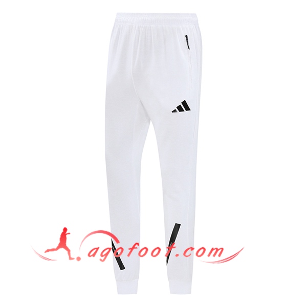 Pantalon Foot Adidas Blanc/Noir 2024/2025