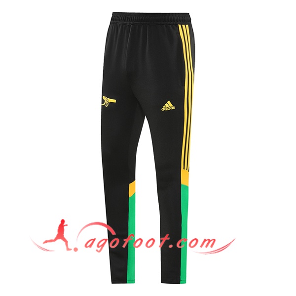 Pantalon Foot Arsenal Noir/Vert/Jaune 2024/2025