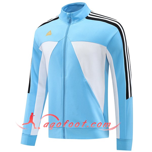 Veste Foot Adidas Bleu/Blanc/Noir 2024/2025