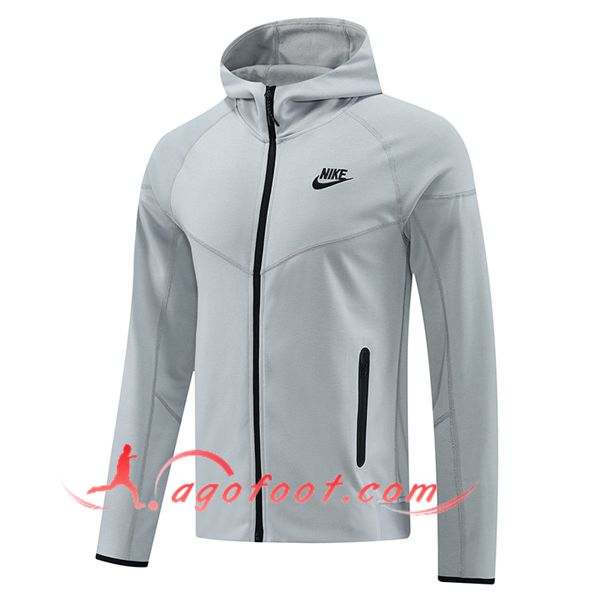 Veste A Capuche Nike Gris/Noir 2024/2025 -02