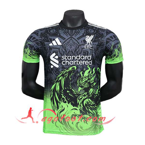 Maillot de Foot FC Liverpool Special Edition Noir/Vert 2024/2025
