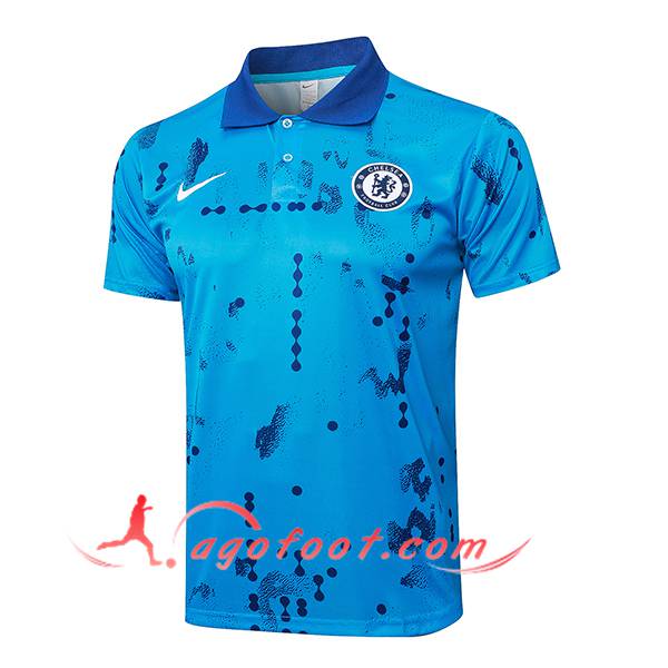 Polo Foot FC Chelsea Bleu 2024/2025 -02