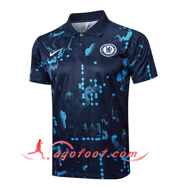 Polo Foot FC Chelsea Bleu Foncé 2024/2025