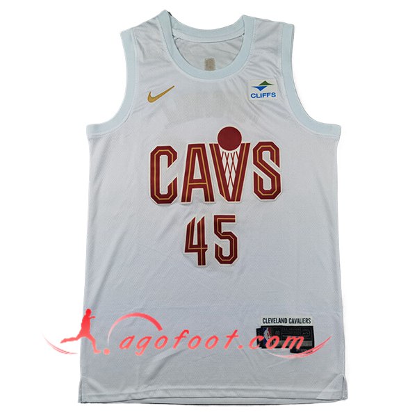 Maillot Cleveland Cavaliers (MITCHELL #45) 2024/25 Blanc/Rouge