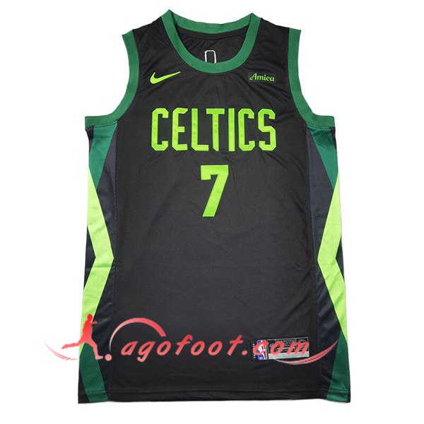 Maillot Boston Celtics (BROWN #7) 2024/25 Noir/Vert