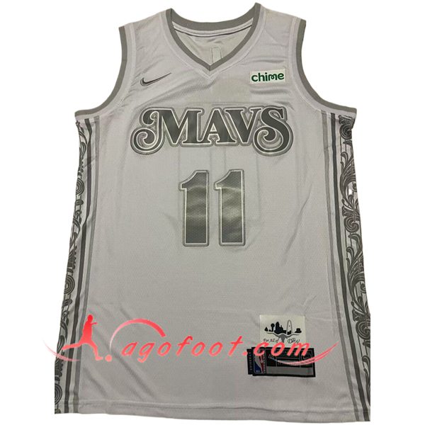 Maillot Dallas Mavericks (IRVING #11) 2024/25 Blanc/Gris
