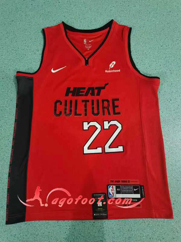 Maillot Miami Heat (BUTLER #22) 2024/25 Rouge/Noir