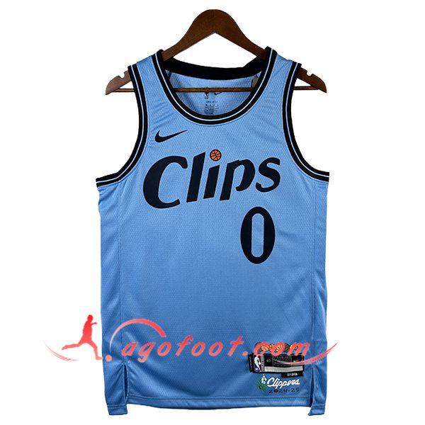 Maillot Los Angeles Clippers (WESTBROOK #0) 2024/25 Bleu/Noir