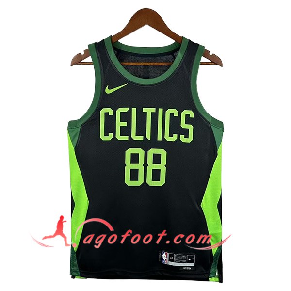 Maillot Boston Celtics (QUETA #88) 2024/25 Noir/Vert