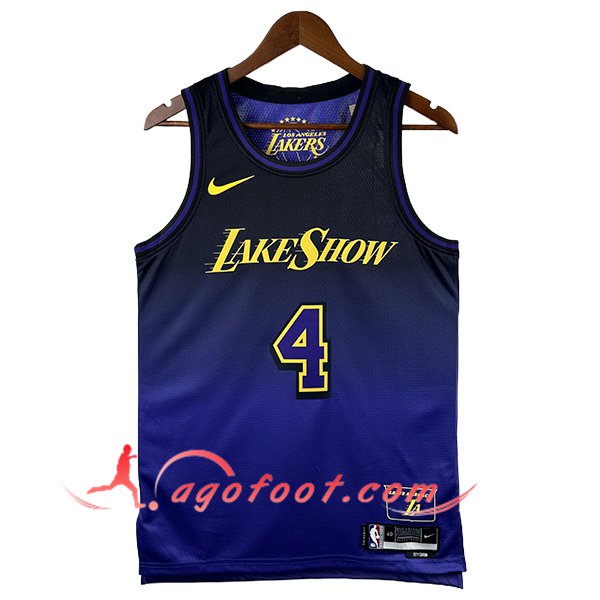 Maillot Los Angeles Lakers (KNECHT #4) 2024/25 Pourpre/Noir