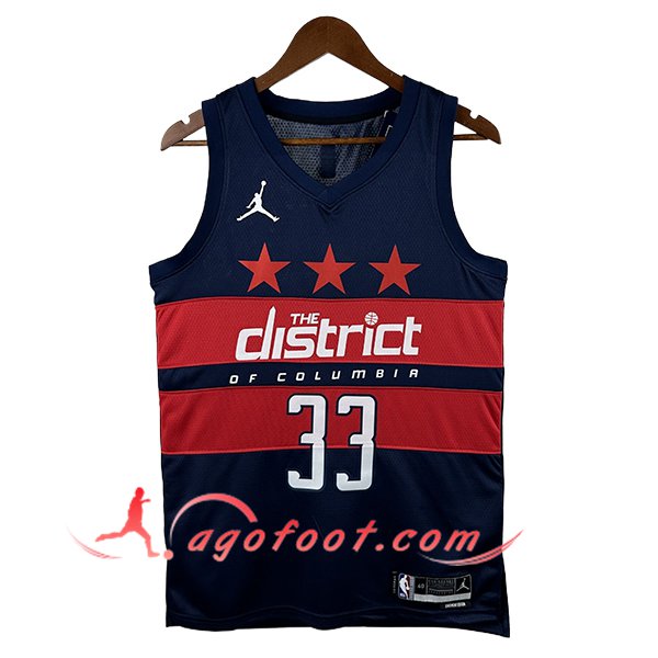 Maillot Washington Wizards (KUZMA #33) 2024/25 Bleu/Rouge