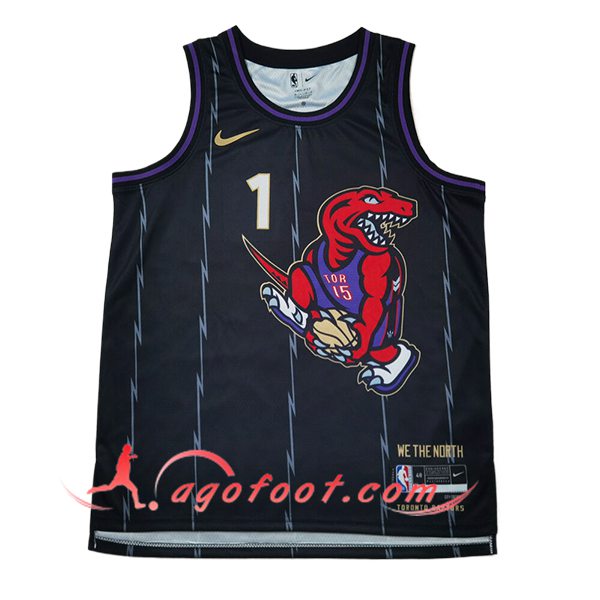 Maillot Toronto Raptors (McGRADY #1) 2024/25 Noir