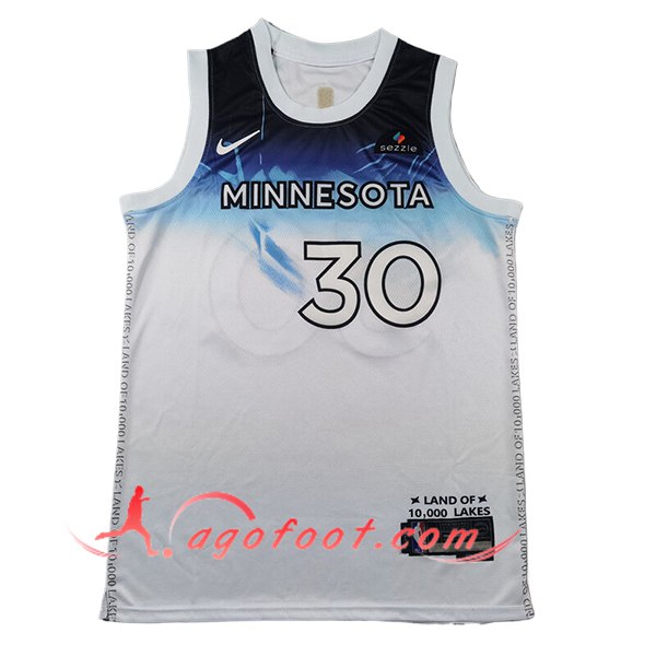 Maillot Minnesota Timberwolves (RANDLE #30) 2024/25 Blanc/Bleu