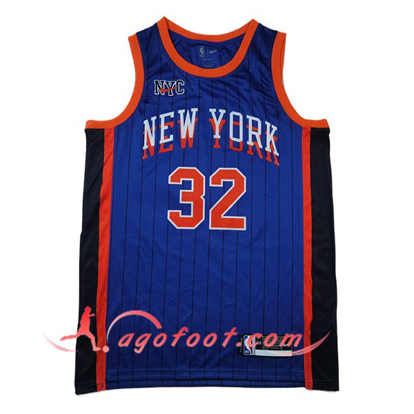 Maillot New York Knicks (TOWNS #32) 2024/25 Bleu/Noir/Orange
