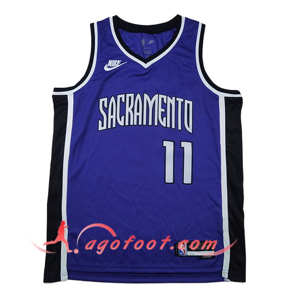 Maillot Sacramento Kings (SABONIS #11) 2024/25 Pourpre/Noir/Blanc -02