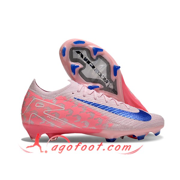Nike Chaussures de Foot AIR Zoom Mercurial Vapor 16 Elite XXV FG Rose/Bleu