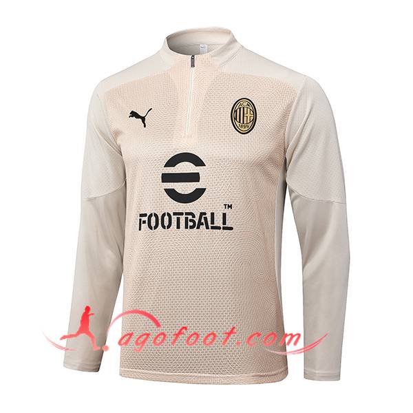 Sweatshirt Training Milan AC Beige 2024/2025