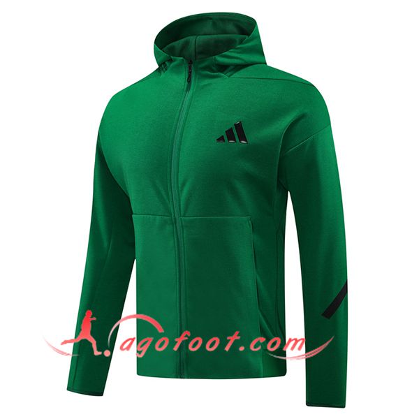 Veste A Capuche Adidas Vert 2024/2025