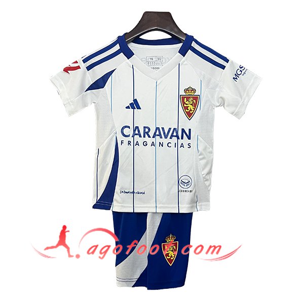 Maillot de Foot Real Zaragoza Enfant Domicile 2024/2025