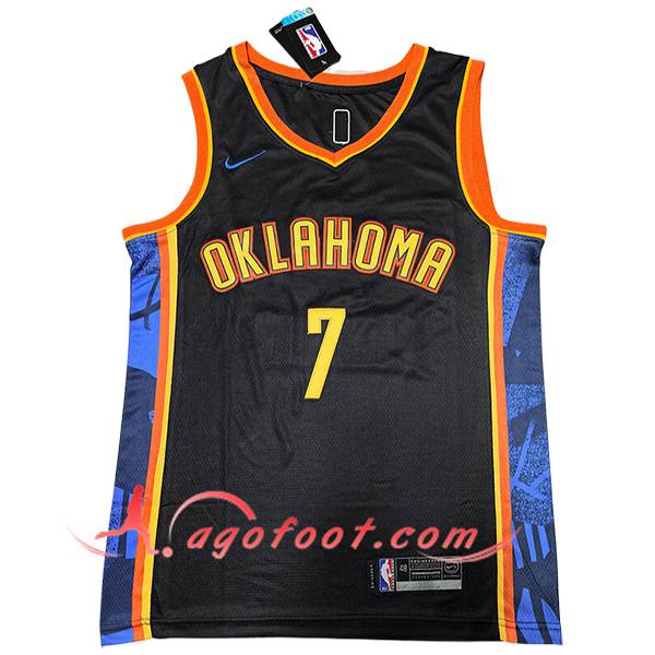 Maillot Oklahoma City Thunder (HOLMGREN #7) 2024/25 Bleu/Orange -02