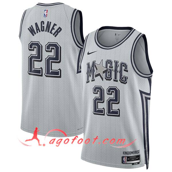 Maillot Orlando Magic (WAGNER #22) 2024/25 Blanc/Gris