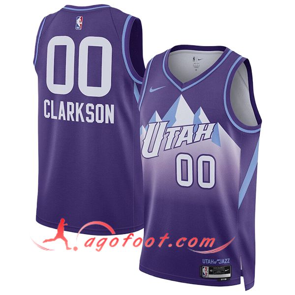 Maillot Utah Jazz (CLARKSON #00) 2024/25 Pourpre