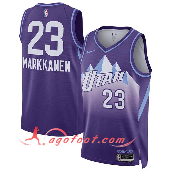 Maillot Utah Jazz (MARKKANEN #23) 2024/25 Pourpre