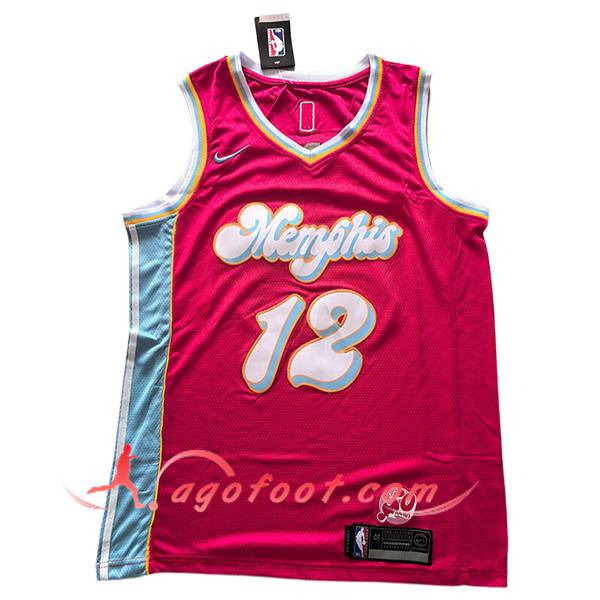 Maillot Memphis Grizzlies (MORANT #12) 2024/25 Rouge/Bleu/Blanc