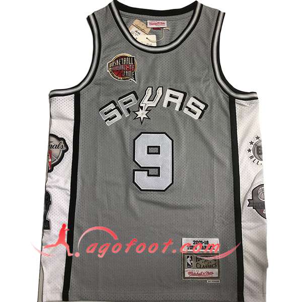 Maillot San Antonio Spurs (PARKER #9) 2024/25 Gris/Blanc
