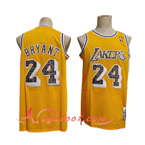 Maillot Los Angeles Lakers (BRYANT #24) 2024/25 Jaune -02