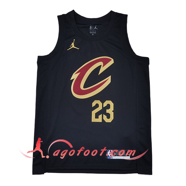Maillot Cleveland Cavaliers (JAMES #23) 2024/25 Noir/Jaune