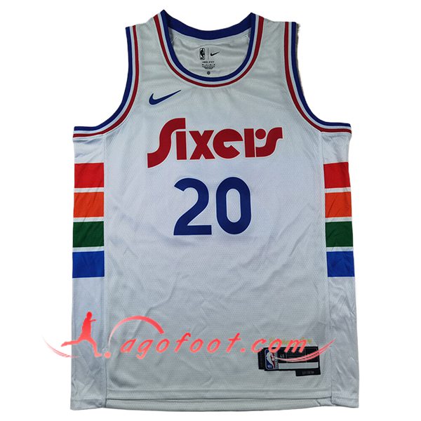 Maillot Philadelphia 76ers (McCAIN #20) 2024/25 Blanc