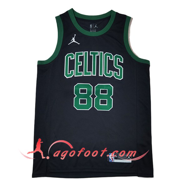 Maillot Boston Celtics (QUETA #88) 2024/25 Noir/Vert -02