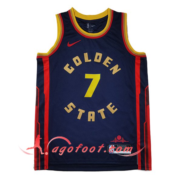 Maillot Golden State Warriors (HIELD #7) 2024/25 Noir/Rouge/Jaune