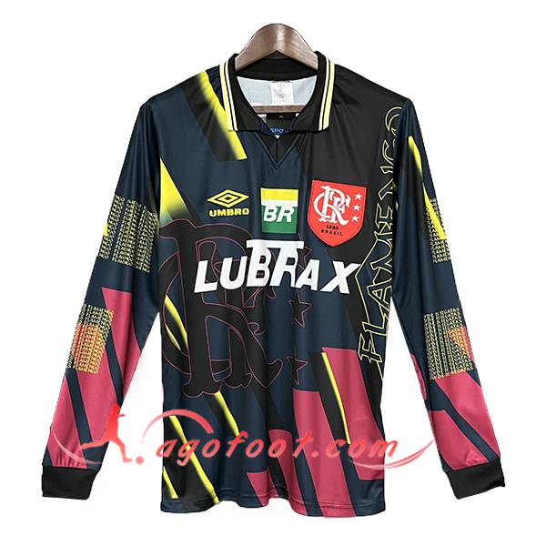 Maillot de Foot Flamengo Retro Gardien De But Manches Longues 1997