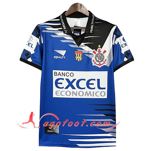 Maillot de Foot Corinthians Retro Gardien De But Bleu 1998