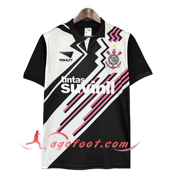 Maillot de Foot Corinthians Retro Gardien De But Noir 1998