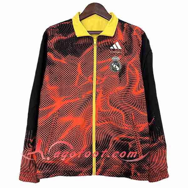Coupe-Vent Real Madrid Rouge/Noir 2024/2025