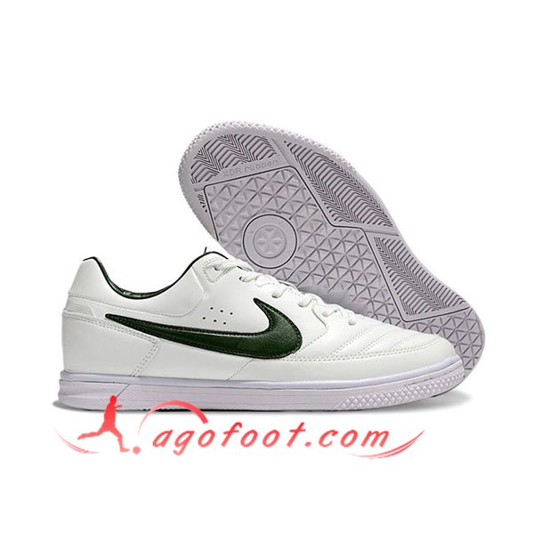 Nike Chaussures de Foot Gato IC Blanc/Vert