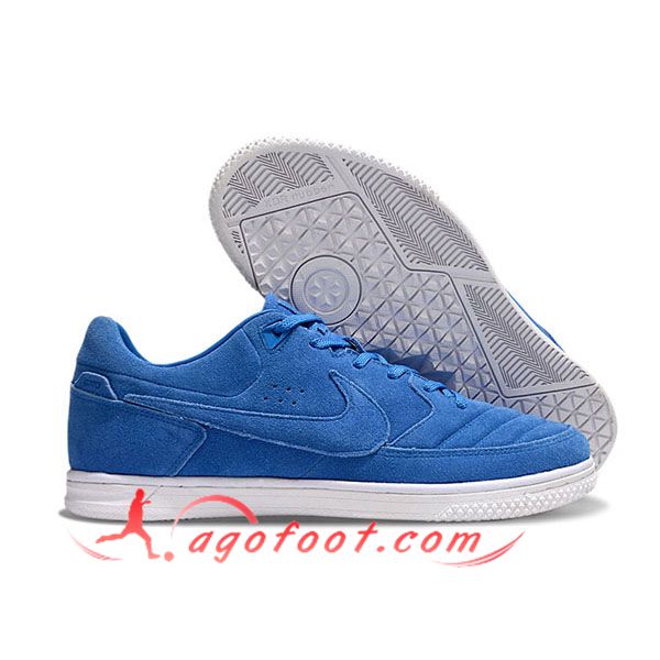Nike Chaussures de Foot Gato IC Bleu -02
