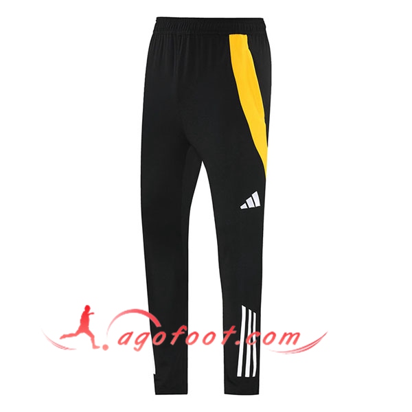 Pantalon Foot Adidas Noir/Jaune 2024/2025 -02
