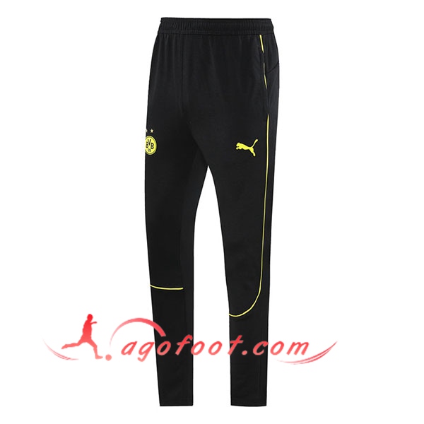 Pantalon Foot Dortmund Noir/Jaune 2024/2025 -05