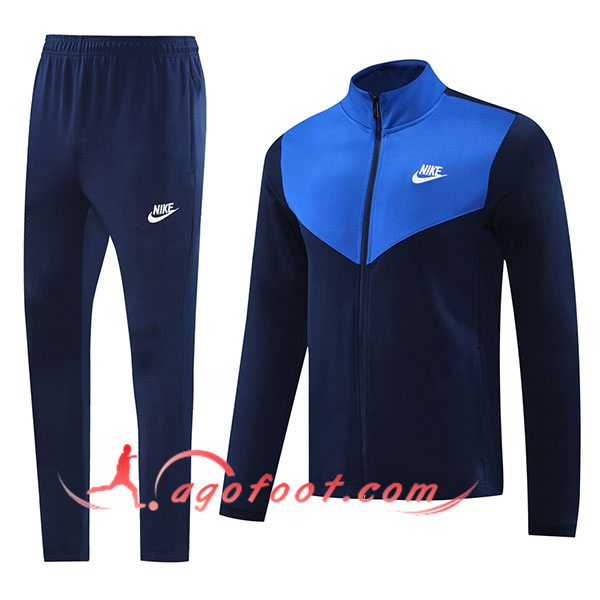 Ensemble Survetement de Foot Veste Foot Nike Bleu Marine 2024/2025