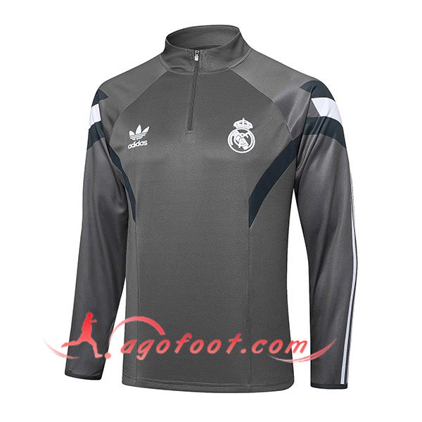 Sweatshirt Training Real Madrid Gris 2024/2025