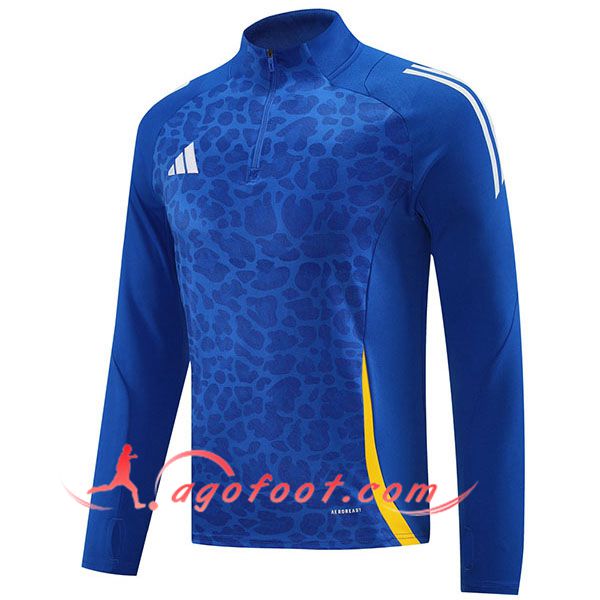 Sweatshirt Training Adidas Bleu/Jaune 2024/2025