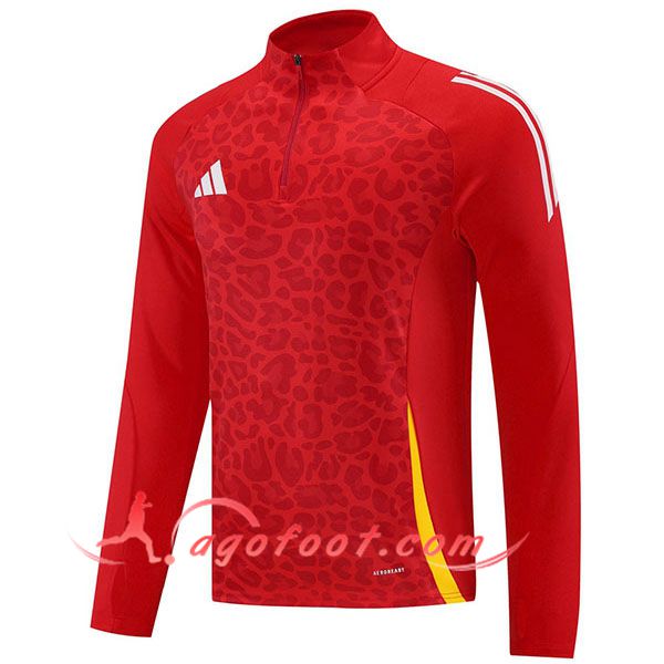 Sweatshirt Training Adidas Rouge/Jaune 2024/2025