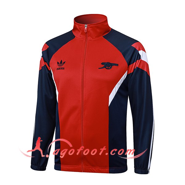 Veste Foot Arsenal Rouge/Bleu/Blanc 2024/2025